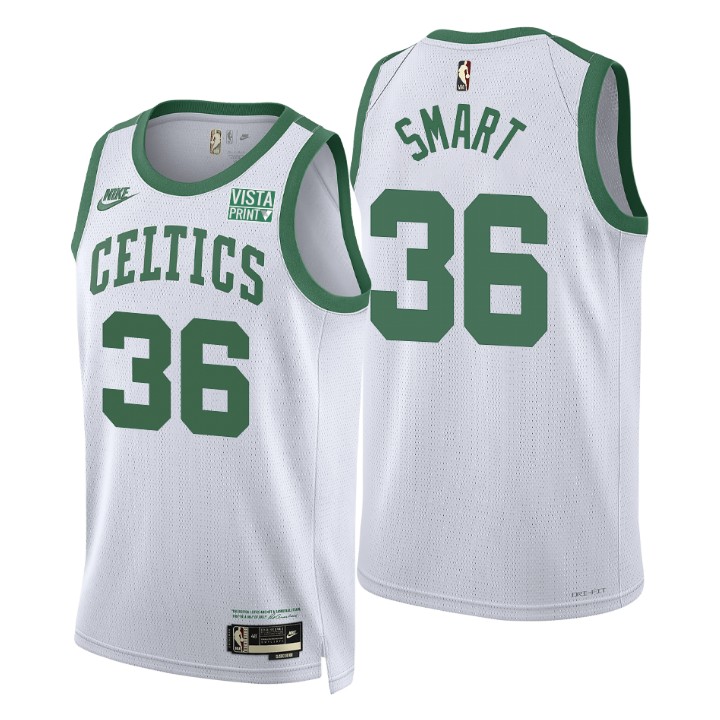 Men's Boston Celtics Marcus Smart #36 Year Zero Classic Edition 75th Season Jersey 2401JHBS